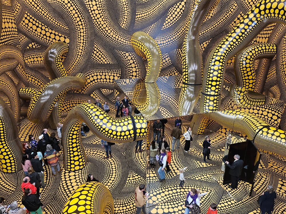 the hope of the polka dots buried in infinity will eternally cover the universe - 2025 - museum ludwig